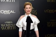 Amber Heard (Photo by Lawrence Busacca/Getty Images for L'Oréal)